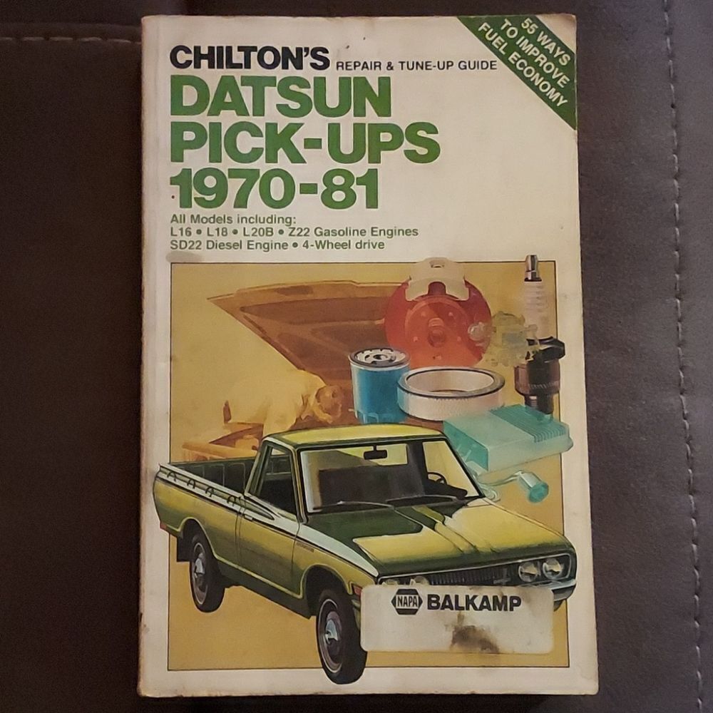 Chiltons Datsunย Pick Ups 1970-81โrepairโmanual